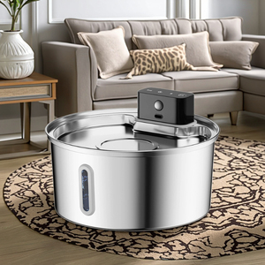 Distributeur d'<span class=keywords><strong>eau</strong></span> et de nourriture pour animaux de compagnie en plastique écologique de haute qualité OEM avec <span class=keywords><strong>fontaine</strong></span> à boire automatique pour chats et chiens - Product Image 6