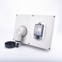Boîte électrique industrielle mobile pour chantier de construction, 230V, en ABS, acier et cuivre, prise de distribution portable, courant nominal 20A