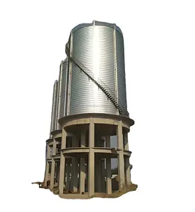 300 Tons Steel Storage Silos Poultry Feeding Equipment Silo Animal Feeding Storage Silos