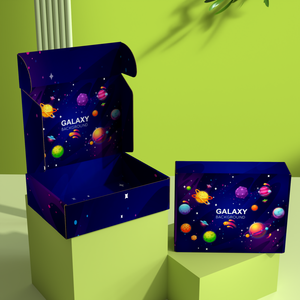 Custom toy gift box Explosion ball toy packaging shipping box toy blue gift box Low price wholesale