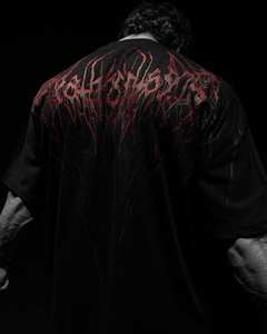 <span class=keywords><strong>Camiseta</strong></span> King Mcgreen Star Summer New Gothic Streetwear para <span class=keywords><strong>Hombre</strong></span> y Mujer, <span class=keywords><strong>Camiseta</strong></span> Extra Grande con Estampado de <span class=keywords><strong>Esqueleto</strong></span>, Estilo Grunge Oscuro - Product Image 6