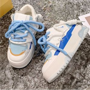 Chaussures De Style Marche Trendy Flat Shoes Women High Platform Mujer Sneakers Casual Shoes - Product Image 5