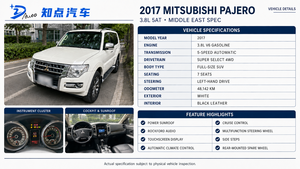 มิตซูบิชิ ปาเจโร V97 ปี 2019 นำเข้า เครื่องยนต์ 3.8L ยูโร 5 รุ่น 6G75 V6 250 แรงม้า เครื่องยนต์ NA เกียร์ 5 สปีด ขับเคลื่อน 4 ล้อ ระบบล็อคเฟืองท้าย II โครงเหล็กแบบ Ladder Frame ความจุถังน้ำมัน 135 ลิตร ระบบเบรกแบบ Dual - Product Image 6