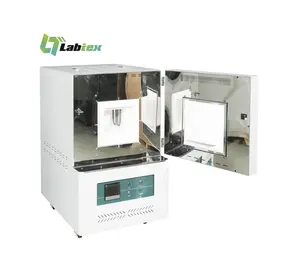 LABTEX 1700C 1800 Degree Electric Laboratory High Temperature Refractory Brick Muffle Furnace Ceramic Fiber Muffle Controller