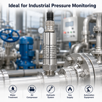 Transmisor de Presión M12 4-20mA de Acero Inoxidable SS304 con IP65 y Precisión de 0.5%FS para Bomba Hidráulica y Compresor