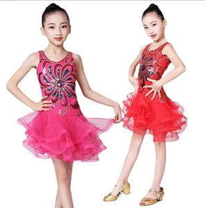 Ropa <span class=keywords><strong>de</strong></span> actuación <span class=keywords><strong>de</strong></span> baile latino para niñas Ecoparty, concurso <span class=keywords><strong>de</strong></span> borlas para niñas, Examen <span class=keywords><strong>de</strong></span> Grado, vestido <span class=keywords><strong>de</strong></span> baile latino <span class=keywords><strong>de</strong></span> práctica profesional - Product Image 6