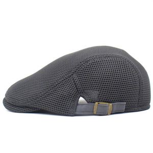 Boina de golf personalizada para hombre, gorra de sol estilo Ivy, gorra de malla, boina de algodón, gorra casual puntiaguda para hombre, gorra transpirable de pico de pato para exteriores. - Product Image 3