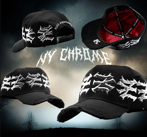 Casquettes de haute qualité personnalisées A-Frame Rude Awakening avec logo brodé 3D <span class=keywords><strong>Lalala</strong></span>, visière incurvée, 5 panneaux, style sombrero - Product Image 4