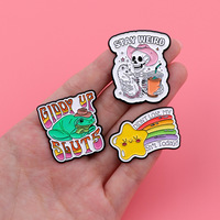 Vente chaude éducation spéciale étoile coeur arc-en-ciel lettre LGBT broches lettre Badges sacs à dos bijoux broches émail doux épinglette