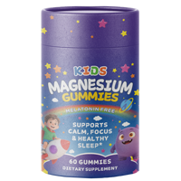 OEM OBM ODM 12-in-1 Kinder Magnesium Gummies Slaap Gummies Melatonine en Magnesium 5-HTP Complex Kinder Magnesium Glycinaat Gummies