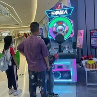 Machine de jeu de boxe d'arcade avec lecteur de cartes, options de jeu multiples, version cadeau et tickets, machine de frappe pour centre de jeux