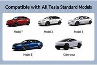 Câble d'extension de chargeur EV NACS 80A 48A 32A 16A compatible avec Tesla Model 3 Y S X, étanche IP55, cordon de charge pour véhicule électrique