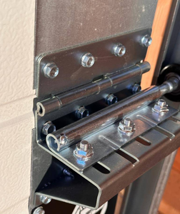 <span class=keywords><strong>Porte</strong></span> de <span class=keywords><strong>garage</strong></span> double pliante 16x7 à 4 panneaux, style accordéon, pliage manuel pour atelier - Product Image 4