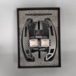Palettes de changement de vitesse magnétiques en fibre de carbone pour VW <span class=keywords><strong>Golf</strong></span> <span class=keywords><strong>7</strong></span>.5R MK6 MK7 MK8 <span class=keywords><strong>GTI</strong></span> GTD GTE Transporter - Product Image 3