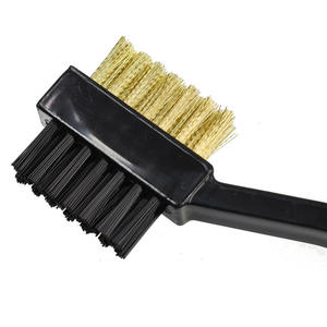 Brosse de nettoyage de <span class=keywords><strong>golf</strong></span> à long manche en nylon extra ferme personnalisée, brosse en plastique de <span class=keywords><strong>golf</strong></span> sans logo, approvisionnement d'usine - Product Image 5