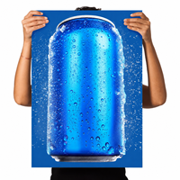 Impression d'affiches publicitaires personnalisées grand format pour les fabricants, avec impression couleur CMYK, pour les films, les photos, la musique, les entreprises et les magasins