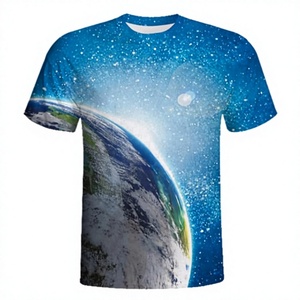 T-shirts à manches courtes pour hommes, coupe classique, impression par sublimation intégrale, design personnalisé de haute qualité, prix de gros, col rond - Product Image 3