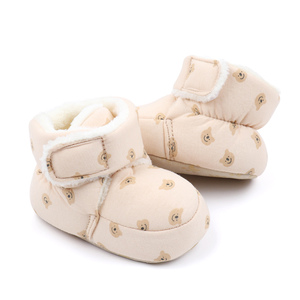 Mignon Animal Imprimer Bébé Hiver Neige Chaud <span class=keywords><strong>Bottes</strong></span> Nouveau-Né Bébé Coton Chaussures - Product Image 3