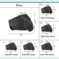 Protection solaire, protection contre la pluie, housse de vélo épaissie 210d housse de vélo électrique housse de moto la plus vendue