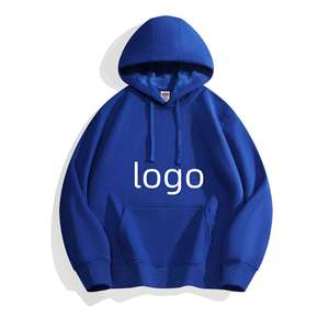 Conjunto de Sudadera con Capucha de Lujo en Terciopelo Silver Fox para Otoño e Invierno, Sudadera Promocional con Logotipo Personalizado - Product Image 1