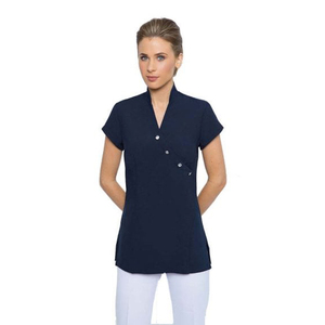 Venta al por mayor de alta calidad de estilo español ropa de trabajo de manga corta de salón de belleza uniforme de esteticista uniforme de Spa uniforme de las mujeres - Product Image 6