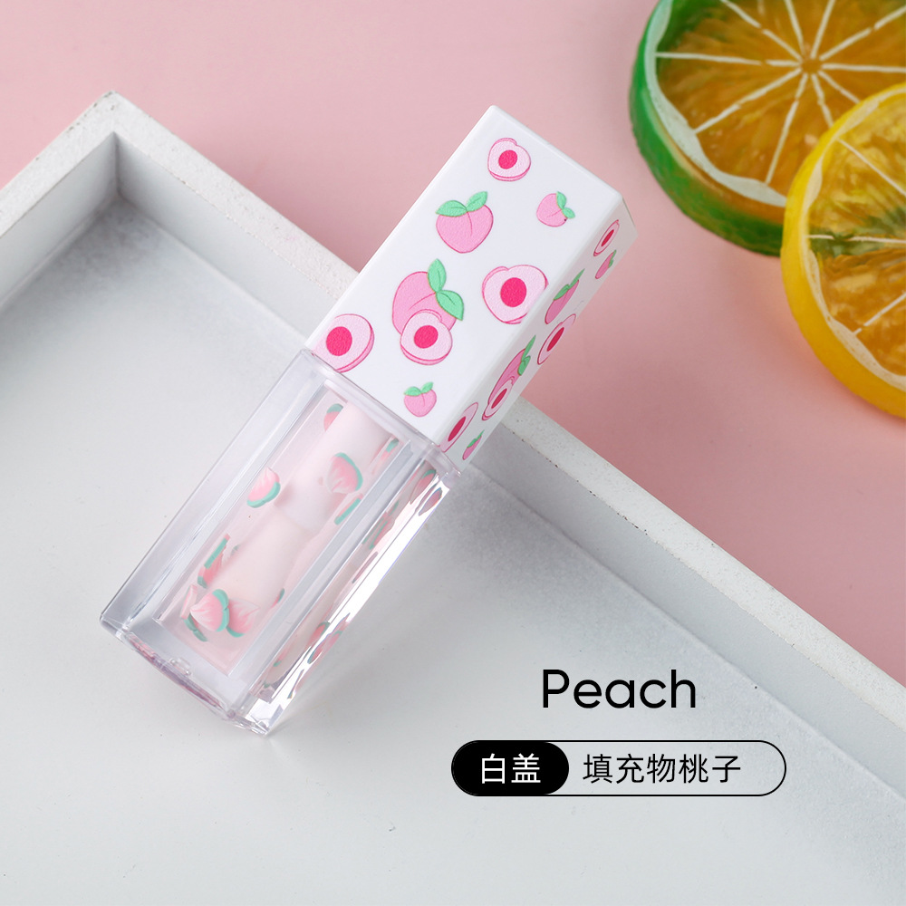 [White Cap] Peach Slice Lip Oil