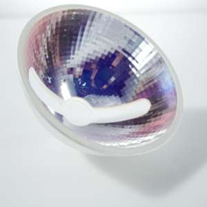 Cuenco <span class=keywords><strong>reflector</strong></span> <span class=keywords><strong>LED</strong></span> de aluminio con acabado de cáscara de naranja antideslumbrante personalizable para luces de inundación de bahía alta Reflectores de lentes <span class=keywords><strong>LED</strong></span> - Product Image 1