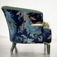 Canapé moderne en cuir nubuck à dossier haut paresseux BLOOM avec base en métal chaises de canapé monoplace en microfibre de loisirs bon marché