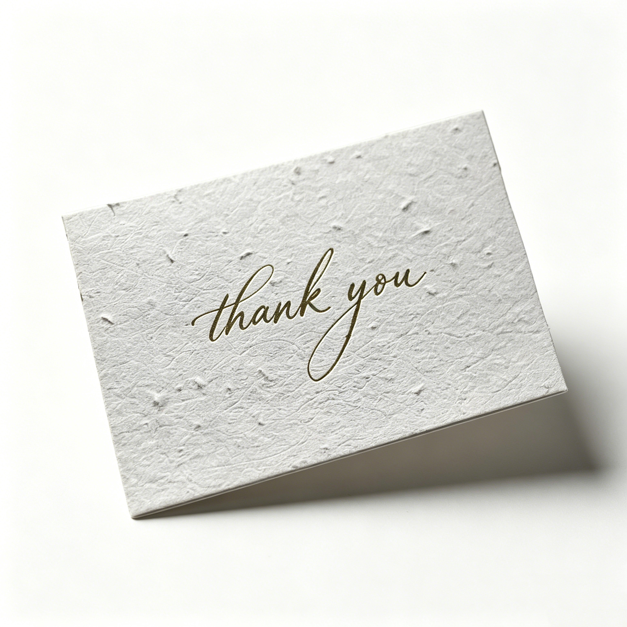 Custom Logo Seed Paper Greeting Cards Plantable Sprouting Art Paper For Invitations & Thank You Cards