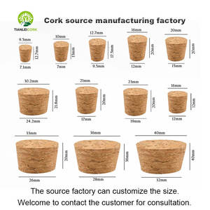 Bouteille d'eau en verre personnalisée en gros d'usine avec <span class=keywords><strong>bouchon</strong></span> en bois <span class=keywords><strong>bouchon</strong></span> en liège pour couvercles <span class=keywords><strong>de</strong></span> vodka et fermetures <span class=keywords><strong>de</strong></span> bouteilles - Product Image 3