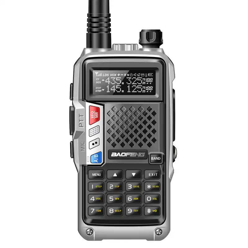 BAOFENG BF-UVB3 плюс 8 Вт Мощный UHF/VHF Dual Band 10 км дальность ручной 3800 мАч батарея иди и болтай Walkie Talkie радио uv-5r