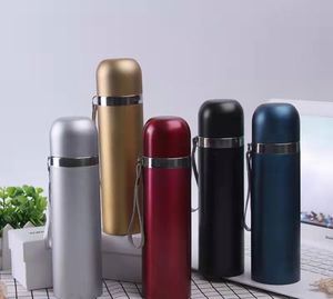 Cycling Sports Stainless Steel Leakproof Portable Insulated <b>Hot</b> Cold Water Bottle for Adults Graduation Eco-Friendly Europe - Product Image 2