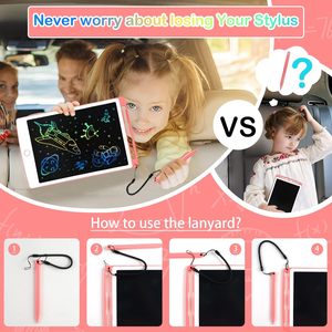 Tablette d'écriture électronique LCD pour enfants de 8,5 pouces, effacement en un clic, <span class=keywords><strong>bloc</strong></span>-<span class=keywords><strong>notes</strong></span> numérique avec fonction de verrouillage, <span class=keywords><strong>bloc</strong></span>-<span class=keywords><strong>notes</strong></span> de dessin - Product Image 6