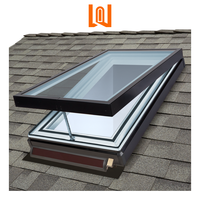 Индивидуальный дом Skylight стеклянные окна на крыше Электрический моторизованный Skylight