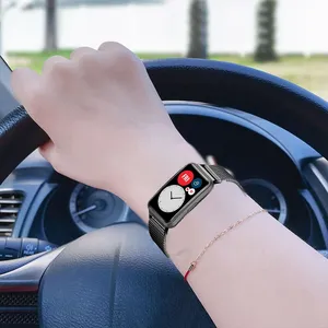 <span class=keywords><strong>Bracelet</strong></span> milanais pour <span class=keywords><strong>Huawei</strong></span> Watch FIT, boucle magnétique intelligente, en acier inoxydable, accessoires pour <span class=keywords><strong>Huawei</strong></span> Watch Fit 2 - Product Image 5