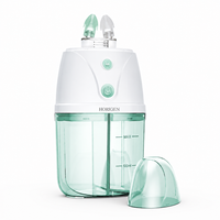 Irrigador Nasal Eléctrico de Lujo con Doble Bomba, 4 Niveles Ajustables, Tanque de Agua Limpia y Sucia Separado, Cierre Magnético, Recargable