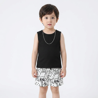 Ensembles de Vêtements d'Été pour Bébés en Gros - Gilet et Pantalon Sans Manches pour Garçons - Tenues Complètes pour Enfants