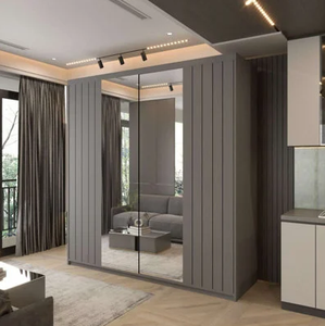 Cbmart מודרני מלתחה עבור חדר שינה מפעל מבריק mdf לוח יוקרה חדר שינה ריהוט ארון בגדים ארונות - Product Image 1