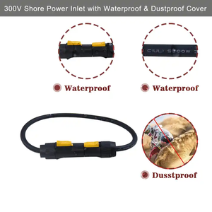 16AWG DJ PowerCON TRUE1 <b>Cable</b> Connectors 3-Pin IP65-Rated Locking Power <b>Link</b> Combo <b>Cable</b> for Giant Screen Construction - Product Image 3