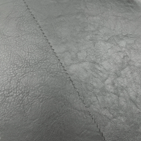 Cuir PU souple extensible effet daim naturel avec support tricoté 420GSM, tissu anti-abrasion et anti-moisissure pour vêtements