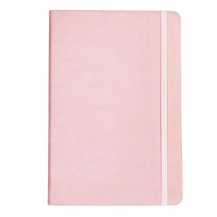 Notebook Fabrikant Custom A5 Roze Pu Cover Raster Vierkante Notebooks Leren Chinese Briefpapier Set Kids