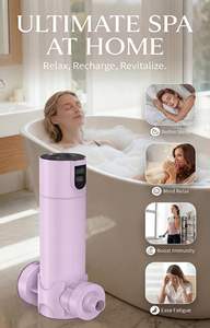 Jet de Bain pour Spa, Jet de Bain Portable Rechargeable Sans Fil pour <span class=keywords><strong>Baignoire</strong></span> avec Verrouillage par Aspiration, Mode Bulles - Product Image 2