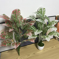 Plante artificielle décorative à 18 feuilles de 60 cm, plantes artificielles