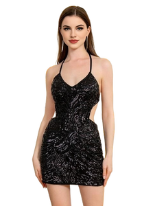 Ecoparty Shiny Strap 1920s Lentejuelas Fringe <span class=keywords><strong>Charleston</strong></span> Flapper Vestidos de baile Disfraces Impresionante 20's Great Gatsby Dress - Product Image 3