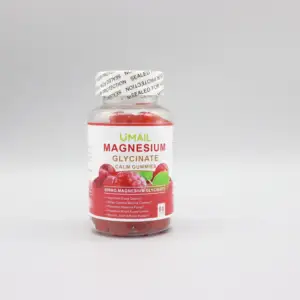 Factory OEM Private Label Magnesium Gummies Sleep Relax Boosts Brain Health Best Magnesium Gummy Capsules Vitamins Weight Gain