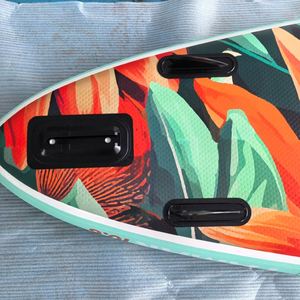 Planche à pagaie <span class=keywords><strong>gonflable</strong></span> de 290 cm, SUP personnalisé, fabricant chinois, EVA stable, Hisea pour le yoga en famille - Product Image 5