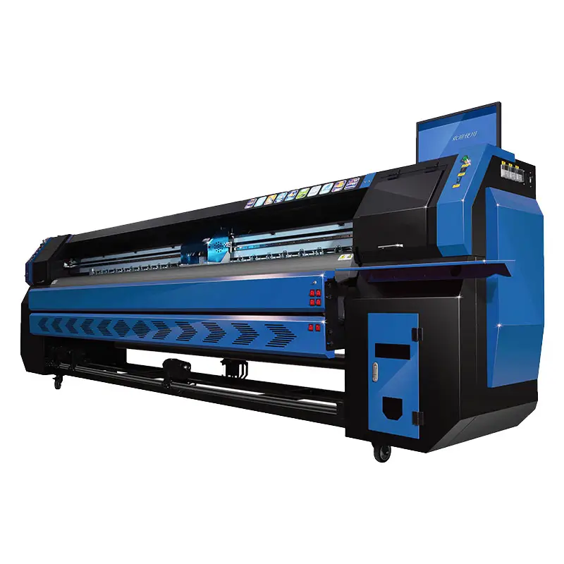 240sqm/h Konica 512i cabezal de impresión de impresora 3,2 m de vinilo digital flex banner impresora solvente/plotter/máquina de impresión