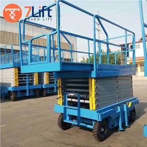 Platform Pengangkat Manual Hidrolik, Forklift Gunting, Perancah Motor, Platform Pengangkat Beroda, Meja Angkat, <span class=keywords><strong>Elevator</strong></span> Pengangkat - Product Image 2