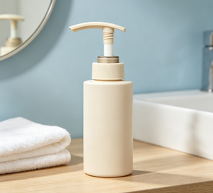 Bomba dispensadora de loción PP beige 33/410 con cierre de clip y tornillo para botella de champú, jabón de manos y cosméticos - Product Image 4