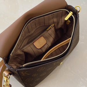 Minibolso elegante al por mayor para mujer, bolso de cadena cuadrado a la moda con estampado Retro, bolso cruzado de un solo hombro de lujo para mujer - Product Image 2